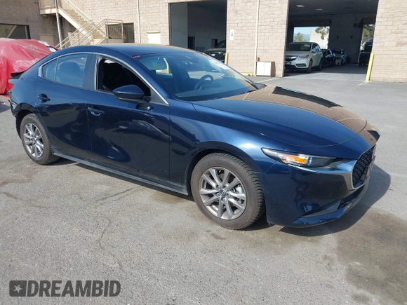 2021 Mazda Mazda3 Sedan 2.5 S with VIN JM1BPAAL4M1320621, listed as a IAAI auction lot 41867284 with 49,031 mi miles. Bid and sale history available at carsss.com. Image 1.