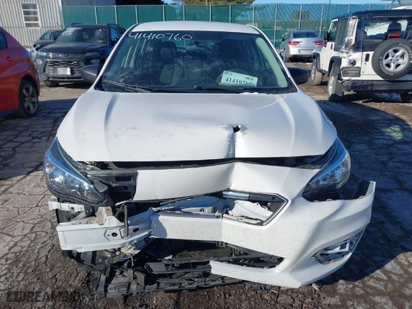 2019 Subaru Impreza with VIN 4S3GTAA64K3738786, listed as a IAAI auction lot 41410760 with 111150 miles. Bid and sale history available at carsss.com. Image 12.