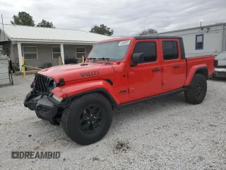 2022 Jeep Gladiator Texas Trail with VIN 1C6HJTAG9NL170836, listed as a Copart auction lot 43064695 with 46,176 mi miles and Salvage Title. Bid and sale history available at carsss.com. Image 1.