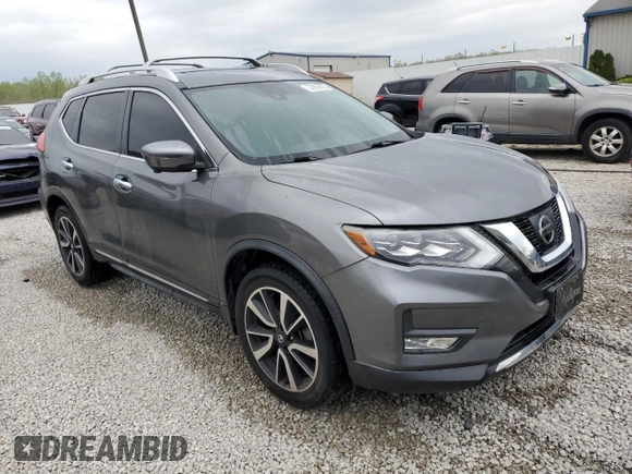 2017 Nissan Rogue S with VIN JN8AT2MV1HW017111, listed as a Copart auction lot 52880605 with 100,735 mi miles and Salvage Title. Bid and sale history available at carsss.com. Image 4.