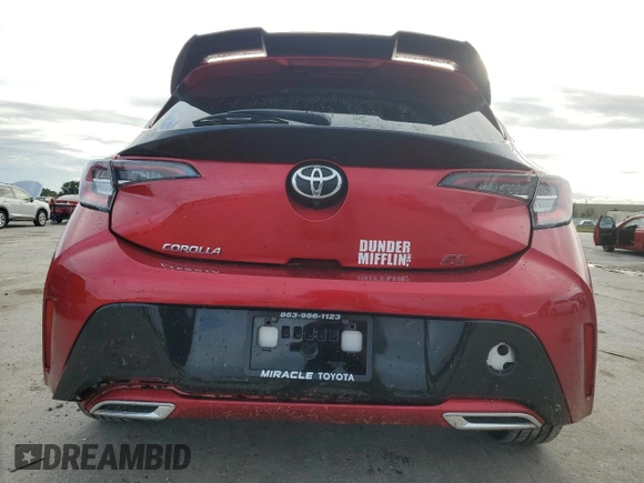 2022 Toyota Corolla Hatchback SE with VIN JTND4MBE1N3149251, listed as a Copart auction lot 74282914 with 70,806 mi miles and Non Repairable. Bid and sale history available at carsss.com. Image 6.