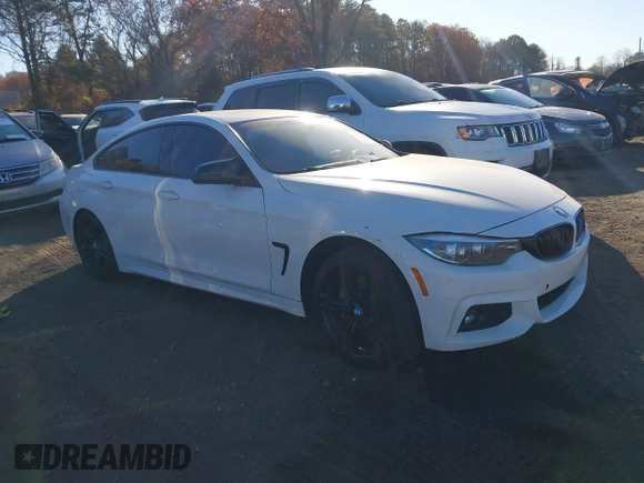 2019 BMW 4 Series 440i xDrive with VIN WBA4J7C57KBM74773, listed as a IAAI auction lot 40770866 with 79,382 mi miles and . Bid and sale history available at carsss.com. Image 1.