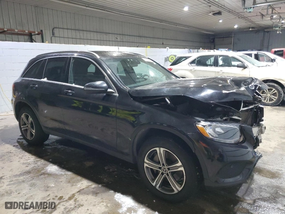 2019 Mercedes-Benz GLC with VIN WDC0G4KB2KF578726, listed as a Copart auction lot 88884295 with NaN miles and Salvage Title. Bid and sale history available at carsss.com. Image 4.