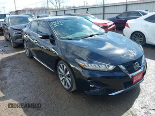 2020 Nissan Maxima Platinum with VIN 1N4AA6FV0LC376990, listed as a IAAI auction lot 41642392 with 55,566 mi miles and . Bid and sale history available at DreamBid. Image 1.