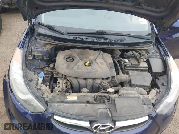 2013 Hyundai Elantra GLS z VIN 5NPDH4AE7DH161174, wystawiony jako IAAI lot #41785607 z przebiegiem 166 483 mil mil oraz . Historia ofert i sprzedaży dostępna na DreamBid. Obrazek 10.