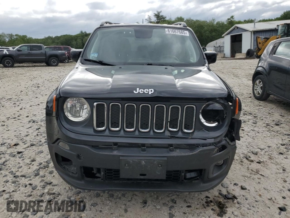 2018 Jeep Renegade Latitude with VIN ZACCJBBB2JPJ11789, listed as a Copart auction lot 61667685 with 113,311 mi miles and Salvage title. Bid and sale history available at DreamBid. Image 5.