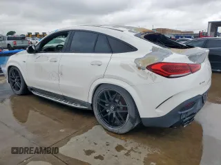 2021 Mercedes-Benz GLE 53 AMG with VIN 4JGFD6BB9MA404099, listed as a Copart auction lot 55769665 with 3,721 mi miles and Salvage title. Bid and sale history available at DreamBid. Image 2.