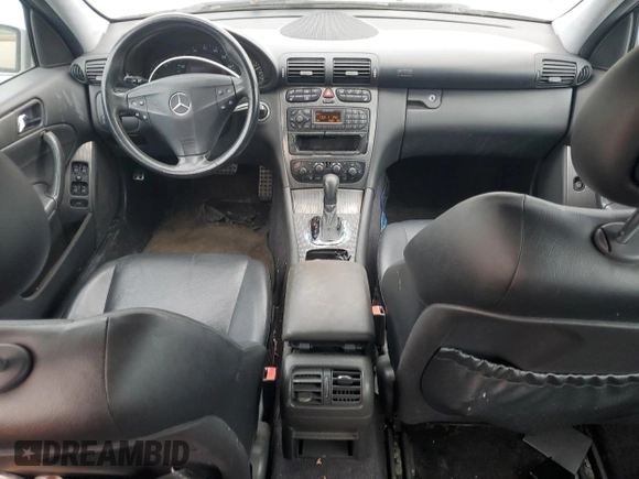 2004 Mercedes-Benz C 230 Kompressor with VIN WDBRF40J24F535886, listed as a Copart auction lot 85705154 with 145,446 mi miles and Salvage Title. Bid and sale history available at DreamBid. Image 8.