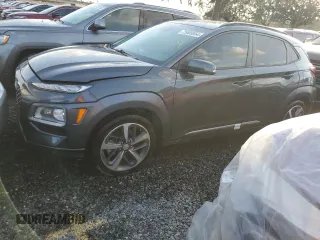 2021 Hyundai Kona Limited with VIN KM8K33A56MU656547, listed as a Copart auction lot 75669554 with 65,292 mi miles and Non Repairable. Bid and sale history available at carsss.com. Image 1.