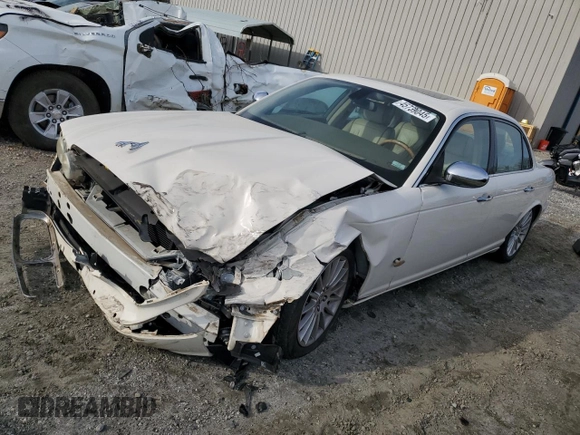2007 Jaguar XJ with VIN SAJWA71B17SH15873, listed as a Copart auction lot 45739045 with 163,029 mi miles and Salvage Title. Bid and sale history available at carsss.com. Image 1.