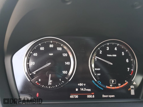 2018 BMW X2 xDrive28i with VIN WBXYJ5C38JEF74486, listed as a Copart auction lot 79035384 with 45,730 mi miles and Salvage Title. Bid and sale history available at carsss.com. Image 9.