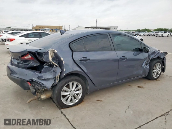 2014 Kia Forte LX with VIN KNAFX4A62E5219694, listed as a Copart auction lot 53436425 with 162,888 mi miles and Salvage Title. Bid and sale history available at carsss.com. Image 3.