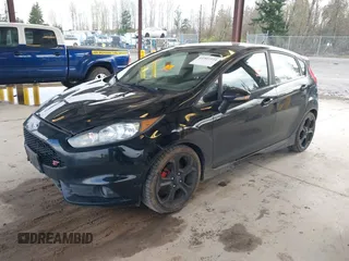 2019 Ford Fiesta ST with VIN 3FADP4GX1KM141348, listed as a IAAI auction lot 41903334 with 91,363 mi miles. Bid and sale history available at carsss.com. Image 2.