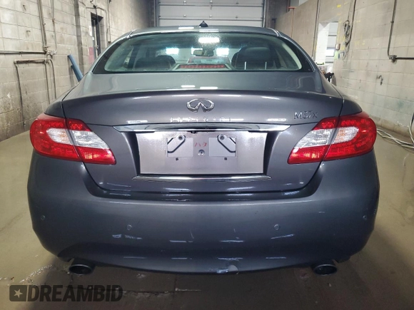 2013 Infiniti M with VIN JN1BY1ARXDM603916, listed as a Copart auction lot 61070355 with 166,630 mi miles and Clean title. Bid and sale history available at DreamBid. Image 6.