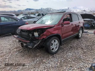 2011 Honda CR-V EX-L with VIN 5J6RE3H76BL022527, listed as a Copart auction lot 50158775 with 199,173 mi miles and Salvage Title. Bid and sale history available at carsss.com. Image 1.