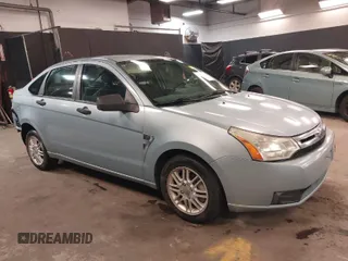 2008 Ford Focus SE with VIN 1FAHP35N98W276325, listed as a IAAI auction lot 42010348 with 47,278 mi miles. Bid and sale history available at carsss.com. Image 1.