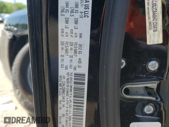 2017 Jeep Compass Sport с VIN 1C4NJCBA8HD124418, выставлен на аукционе Copart как лот 54833855 с пробегом 102 487 миль миль и Списание • Salvage title. История ставок и продаж доступна на DreamBid. Изображение 13.