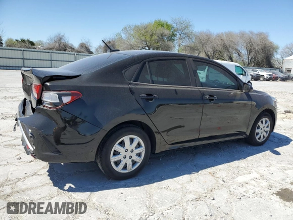 2023 Kia Rio LX with VIN 3KPA24AD8PE517281, listed as a Copart auction lot 47848175 with 35,014 mi miles and Clean Title. Bid and sale history available at DreamBid. Image 3.