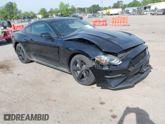 2022 Ford Mustang GT with VIN 1FA6P8CF5N5108599, listed as a IAAI auction lot 42095377 with 20,154 mi miles. Bid and sale history available at carsss.com. Image 1.