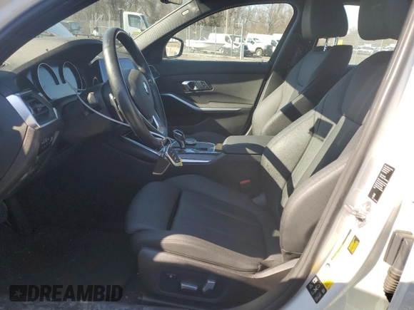 2020 BMW 3 Series 330i xDrive with VIN 3MW5R7J01L8B10114, listed as a Copart auction lot 44727255 with 61,671 mi miles and Non Repairable. Bid and sale history available at carsss.com. Image 7.