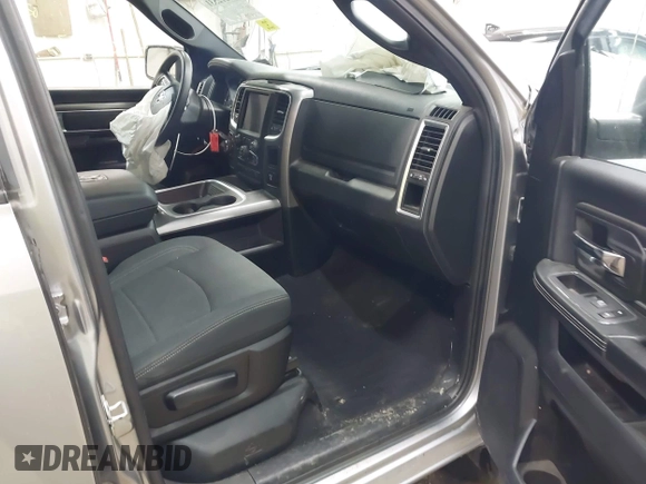 2021 Ram 1500 Warlock with VIN 1C6RR7GT0MS510761, listed as a IAAI auction lot 42212531 with 34,295 mi miles and . Bid and sale history available at DreamBid. Image 5.