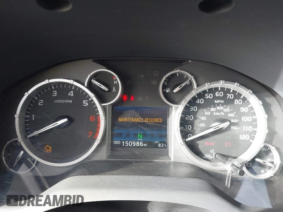 2017 Toyota Tundra 2WD SR5 with VIN 5TFEW5F19HX212397, listed as a IAAI auction lot 41677878 with 150,986 mi miles. Bid and sale history available at carsss.com. Image 7.