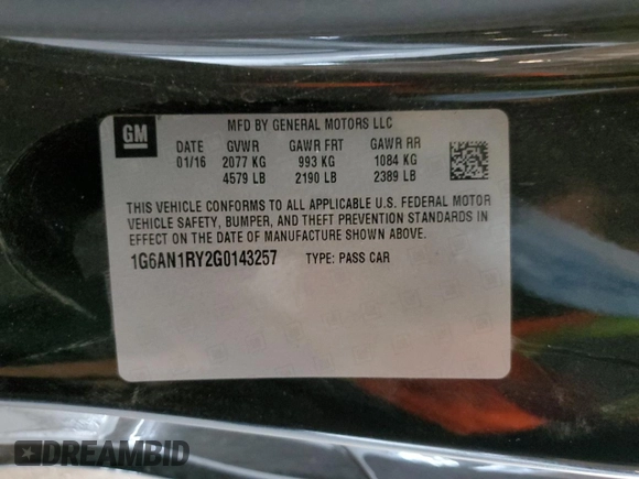 2016 Cadillac ATS-V z VIN 1G6AN1RY2G0143257, wystawiony jako Copart lot #85564344 z przebiegiem 101 867 mil mil oraz Tytuł czysty. Historia ofert i sprzedaży dostępna na DreamBid. Obrazek 12.