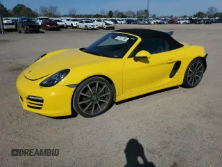 2014 Porsche Boxster with VIN WP0CA2A87EK120481, listed as a Copart auction lot 47612185 with 42,701 mi miles and Salvage Title. Bid and sale history available at carsss.com. Image 1.