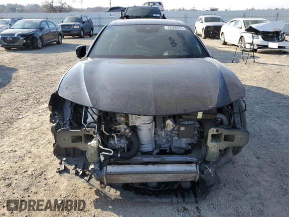 2021 Acura TLX w/A-Spec Package with VIN 19UUB6F51MA005615, listed as a Copart auction lot 43466925 with 54,063 mi miles and Salvage Title. Bid and sale history available at carsss.com. Image 5.