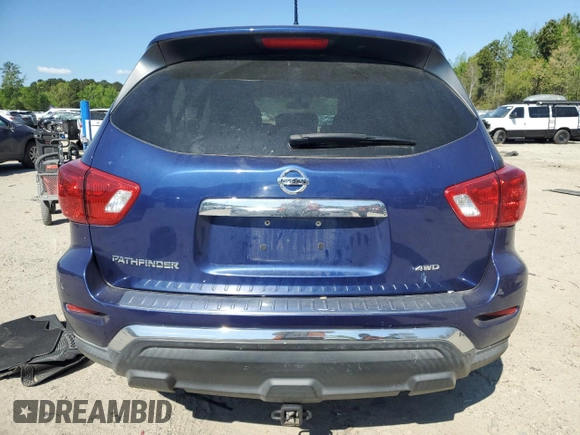 2017 Nissan Pathfinder S with VIN 5N1DR2MM3HC631167, listed as a Copart auction lot 53037815 with 163,958 mi miles and Salvage title. Bid and sale history available at DreamBid. Image 6.