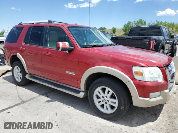 2007 Ford Explorer Eddie Bauer with VIN 1FMEU74E87UA85130, listed as a Copart auction lot 56051964 with 164,519 mi miles and Salvage title. Bid and sale history available at DreamBid. Image 4.