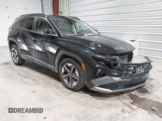 2025 Hyundai Tucson with VIN 3KMJCCDE6SE002863, listed as a IAAI auction lot 41586461 with 13,640 mi miles and . Bid and sale history available at DreamBid. Image 1.