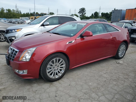 2012 Cadillac CTS Coupe Performance with VIN 1G6DL1E39C0155204, listed as a Copart auction lot 69699444 with 74,114 mi miles and Salvage Title. Bid and sale history available at carsss.com. Image 1.