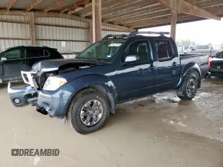 2020 Nissan Frontier Pro-4X with VIN 1N6ED0EB9LN708384, listed as a Copart auction lot 58627405 with 53,231 mi miles and Salvage title. Bid and sale history available at DreamBid. Image 1.