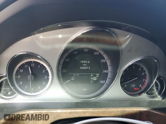2011 Mercedes-Benz E-Class E 350 Luxury with VIN WDDHF5GB5BA325705, listed as a Copart auction lot 55042315 with 160,073 mi miles and Salvage Title. Bid and sale history available at carsss.com. Image 9.