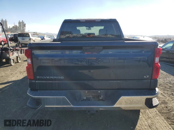 2020 Chevrolet Silverado 1500 LT with VIN 3GCPWCET6LG195457, listed as a Copart auction lot 88334585 with 43,995 mi miles and Salvage Title. Bid and sale history available at DreamBid. Image 6.