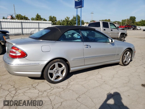2005 Mercedes-Benz CLK 500 with VIN WDBTK75G45T048451, listed as a Copart auction lot 71526504 with 112,668 mi miles and Salvage Title. Bid and sale history available at DreamBid. Image 3.