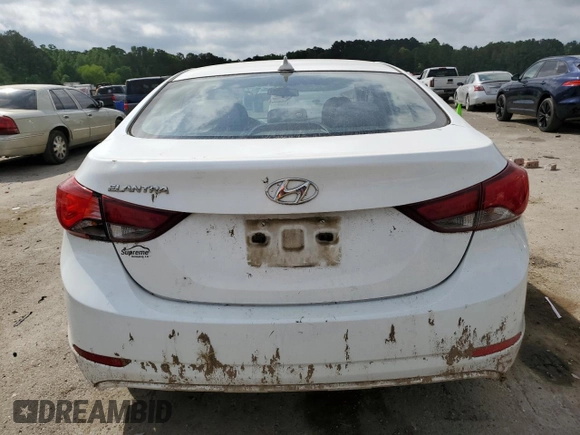 2016 Hyundai Elantra SE z VIN 5NPDH4AE9GH747041, wystawiony jako Copart lot #53665105 z przebiegiem 96 199 mil mil oraz Szkoda całkowita • Salvage title. Historia ofert i sprzedaży dostępna na DreamBid. Obrazek 6.