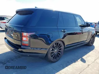 2017 Land Rover Range Rover with VIN SALGS5FE0HA347500, listed as a Copart auction lot 46118235 with 104,637 mi miles and Clean title. Bid and sale history available at DreamBid. Image 3.