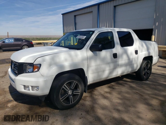 2013 Honda Ridgeline Sport with VIN 5FPYK1F71DB005942, listed as a Copart auction lot 53693385 with 182,385 mi miles and Salvage title. Bid and sale history available at DreamBid. Image 1.