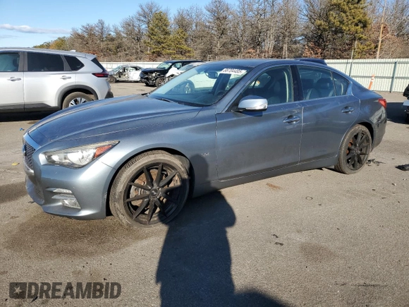 2017 Infiniti Q50 3.0t Signature Edition with VIN JN1EV7ARXHM834121, listed as a Copart auction lot 88704485 with 90,569 mi miles and Clean Title. Bid and sale history available at carsss.com. Image 1.
