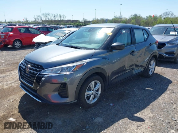 2021 Nissan Kicks S with VIN 3N1CP5BV3ML504763, listed as a IAAI auction lot 42037651 with 36,247 mi miles and . Bid and sale history available at carsss.com. Image 17.