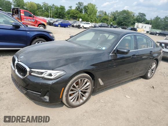 2023 BMW 5 Series 540i xDrive with VIN WBA73BJ05PWY16917, listed as a Copart auction lot 66885104 with 13,421 mi miles and Salvage Title. Bid and sale history available at carsss.com. Image 1.