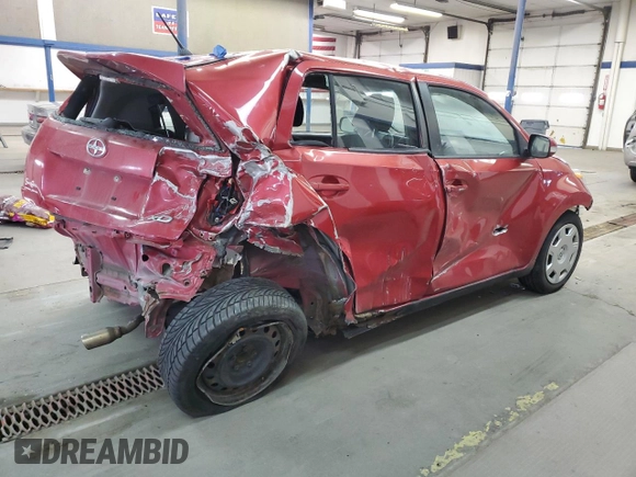 2008 Scion xD with VIN JTKKU10428J000697, listed as a Copart auction lot 51868885 with 153,996 mi miles and Salvage Title. Bid and sale history available at carsss.com. Image 3.