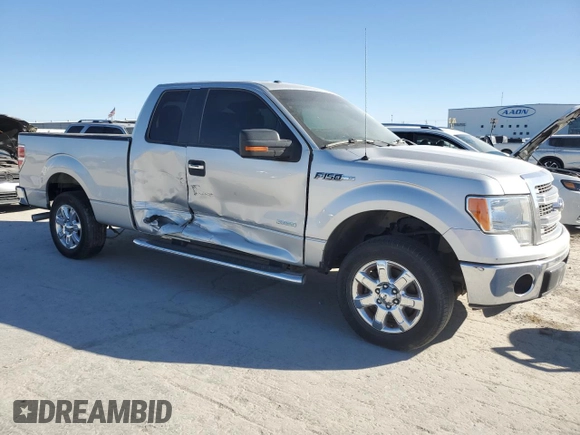 2013 Ford F-150 XL with VIN 1FTFX1CTXDFC04695, listed as a Copart auction lot 44914465 with 163,233 mi miles and Salvage Title. Bid and sale history available at carsss.com. Image 4.
