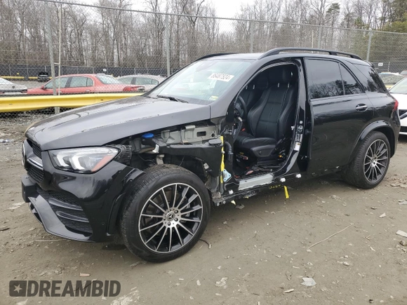 2022 Mercedes-Benz GLE 450 with VIN 4JGFB5KB8NA629017, listed as a Copart auction lot 86487524 with 31,108 mi miles and Salvage title. Bid and sale history available at DreamBid. Image 1.