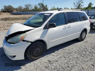 2005 Toyota Sienna CE with VIN 5TDZA23CX5S296459, listed as a Copart auction lot 81801094 with 206,953 mi miles and Salvage Title. Bid and sale history available at carsss.com. Image 1.