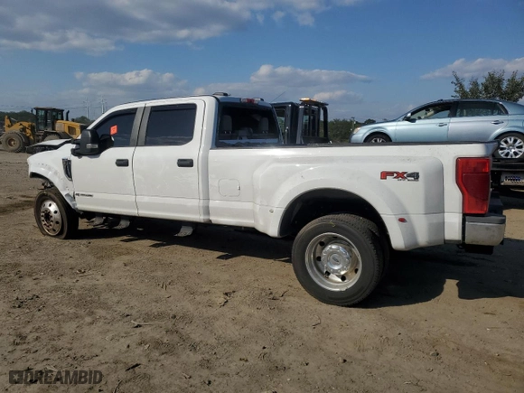 2022 Ford Super Duty F-450 DRW XL with VIN 1FT8W4DT1NEE33642, listed as a Copart auction lot 74994414 with 0 mi miles and Salvage Title. Bid and sale history available at carsss.com. Image 2.