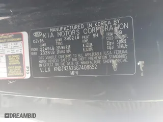 2016 Kia Soul with VIN KNDJN2A23G7408852, listed as a IAAI auction lot 41749819 with 112,037 mi miles. Bid and sale history available at carsss.com. Image 9.