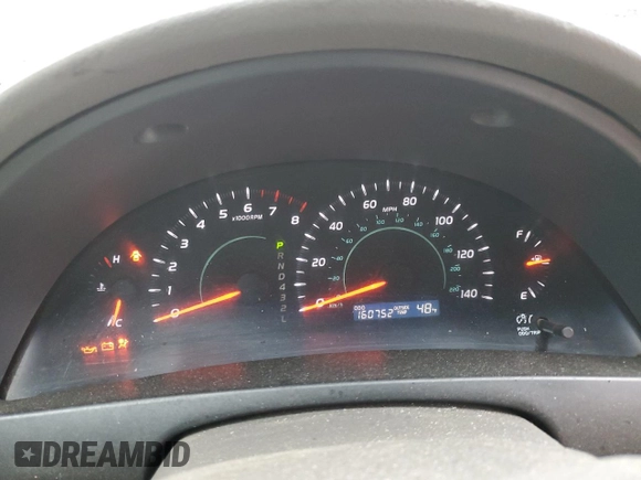 2007 Toyota Camry CE with VIN 4T1BE46K17U523603, listed as a Copart auction lot 51144535 with 160,752 mi miles and Salvage Title. Bid and sale history available at DreamBid. Image 9.